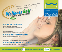 Wellnessbett Schlafsysteme - Gönnen Sie Ihrem Körper Entspannung und Regeneration durch optimalen Liegekomfort!
